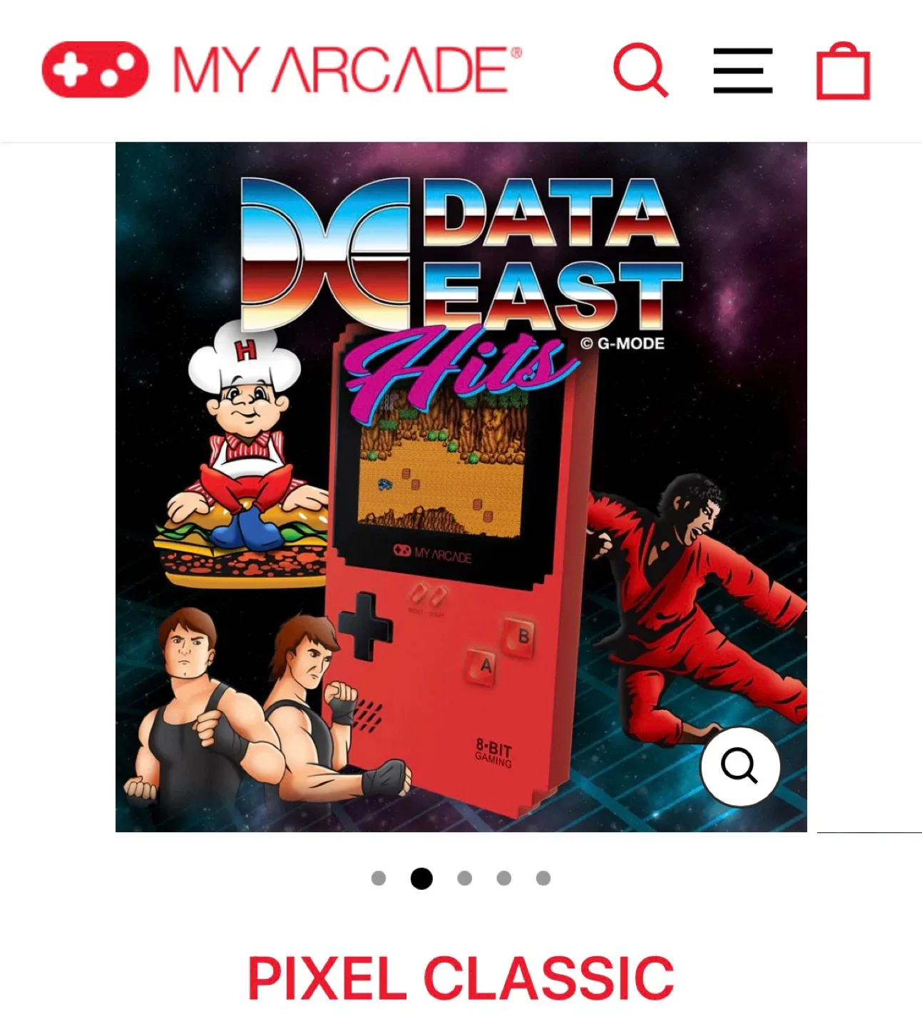 My Arcade Pixel Classic Handheld Gaming System image indicator(7)