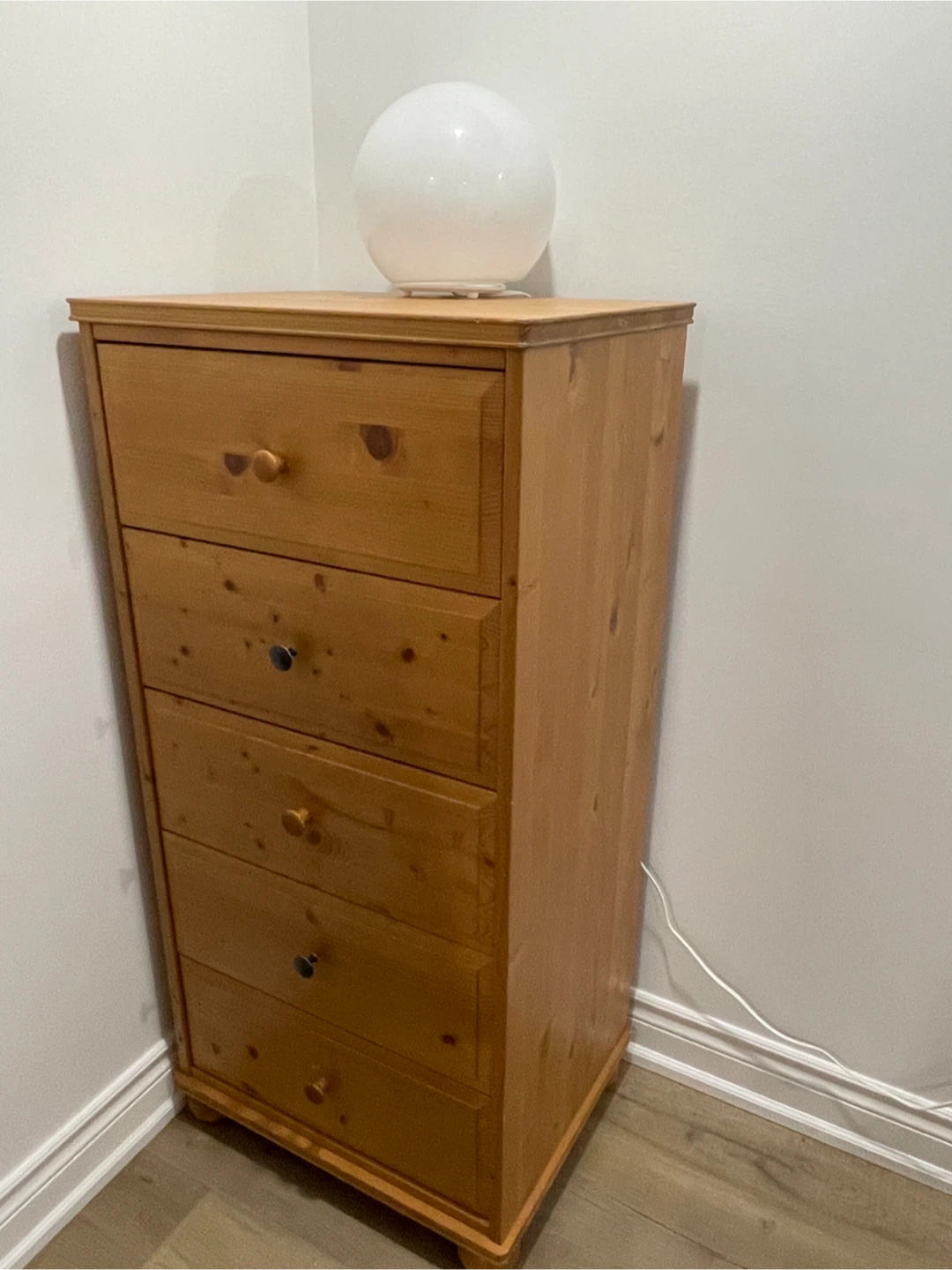 Wooden 5-Drawer Dresser - photo 2