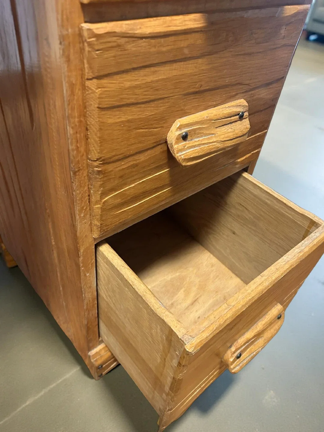 Vintage "Ranch Oak" Desk by Brandt image indicator(4)