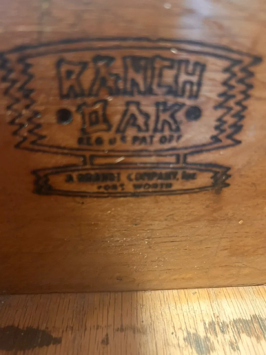 Vintage "Ranch Oak" Desk by Brandt image indicator(3)