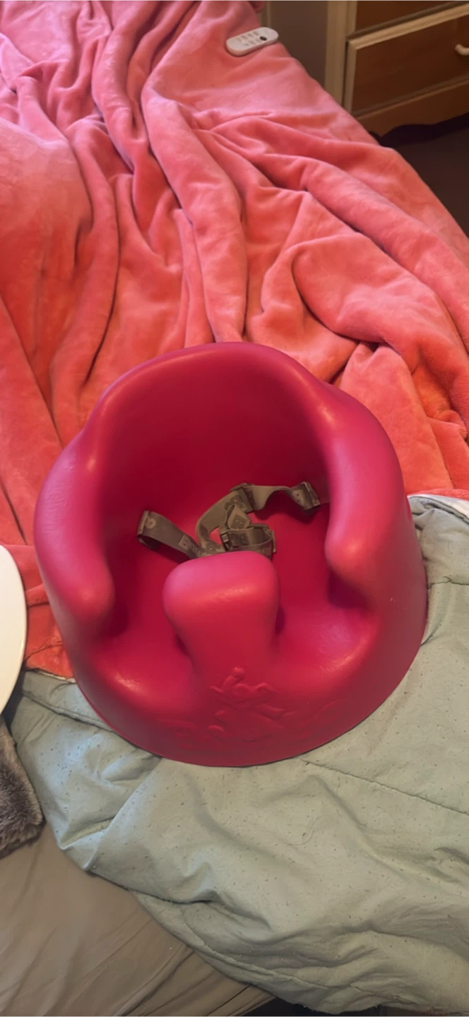 Bumbo Floor Seat with Tray - Raspberry - photo 2