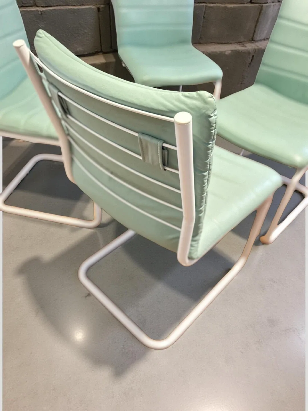 4 Art Deco 80s Dining Chairs image indicator(4)