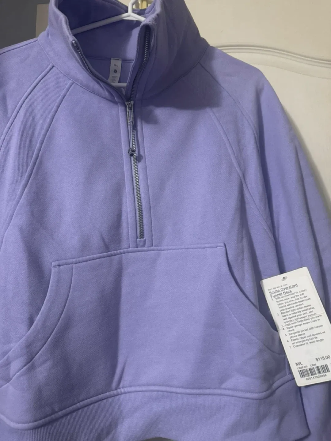 Lululemon Scuba Oversized Funnel Neck M/L image indicator(3)
