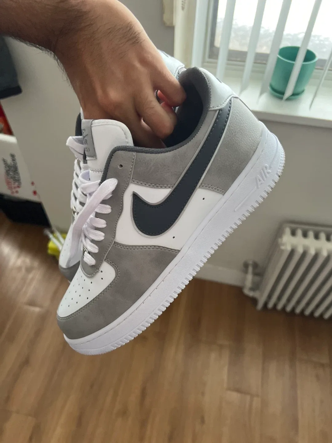 Nike Air Force 1 Sneakers - Grey/White image indicator(2)