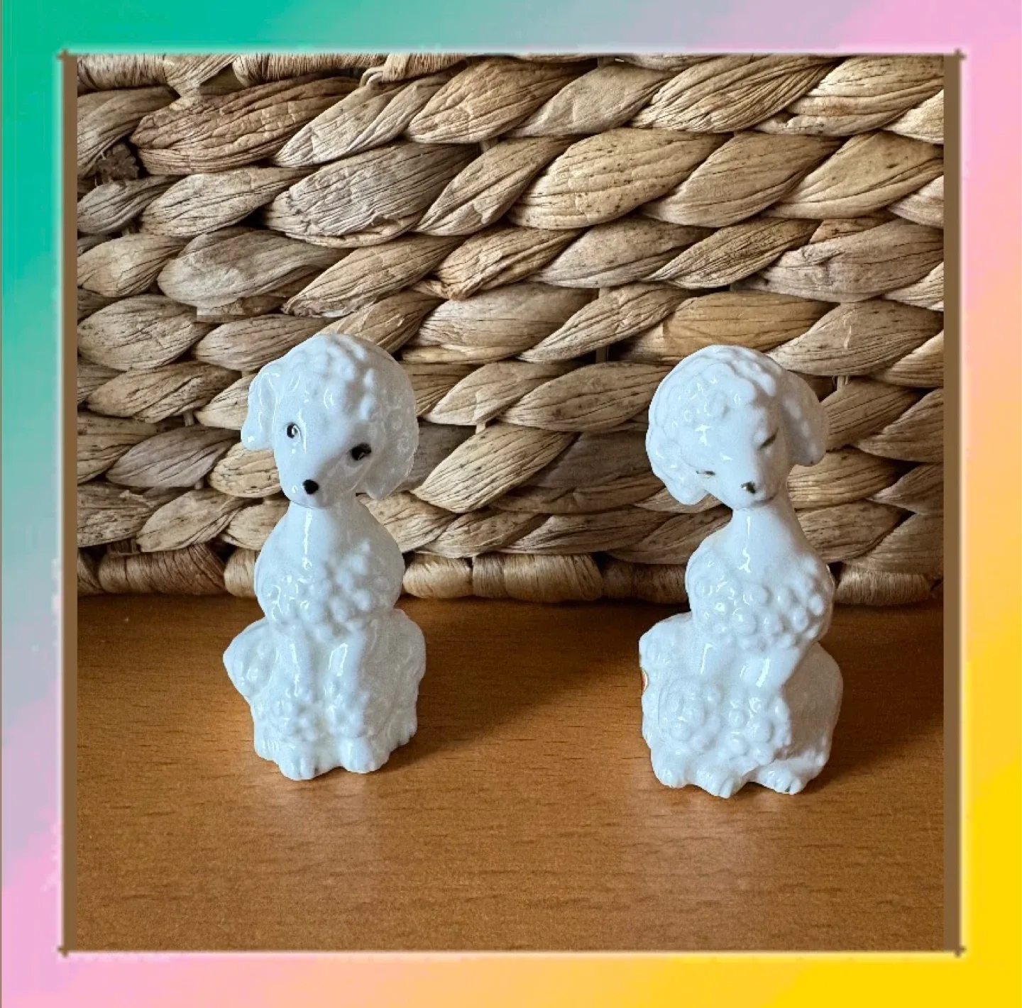 French Poodle Salt & Pepper Shaker thumbnail