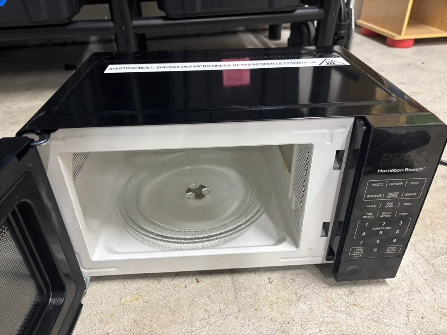 Hamilton Beach Microwave Oven image indicator(2)