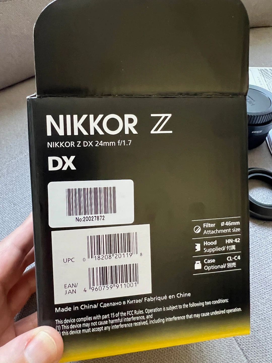 Nikkor Z DX 24mm f/1.7 Lens