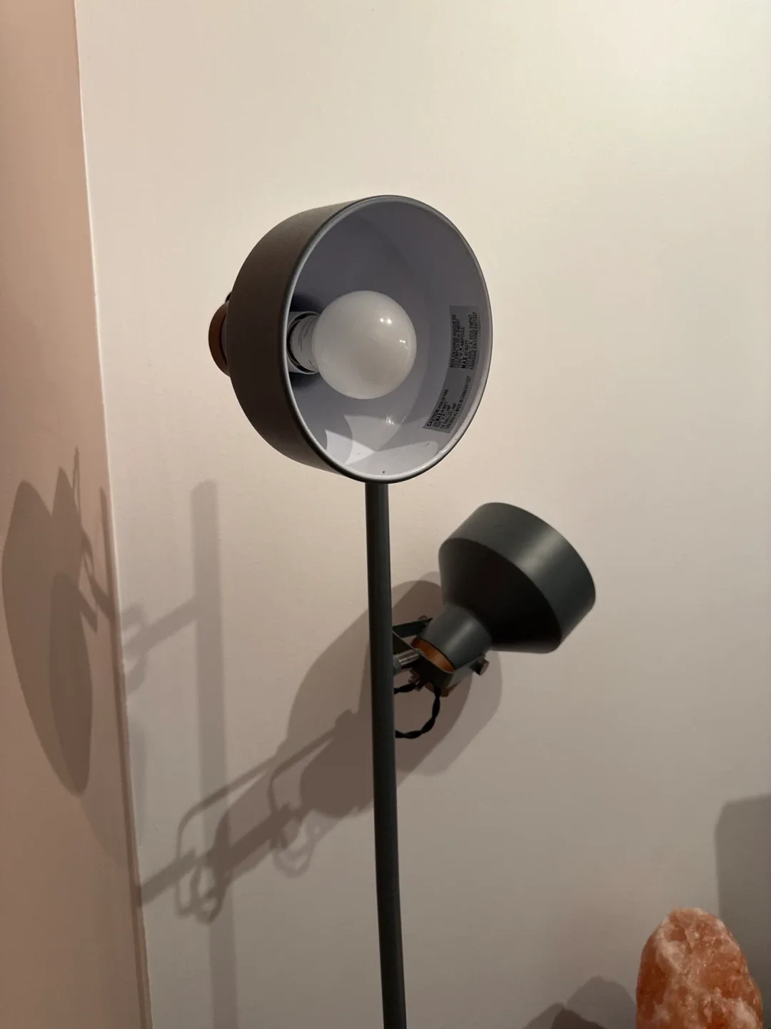 IKEA NYMÅNE Floor Lamp, Gray image indicator(3)