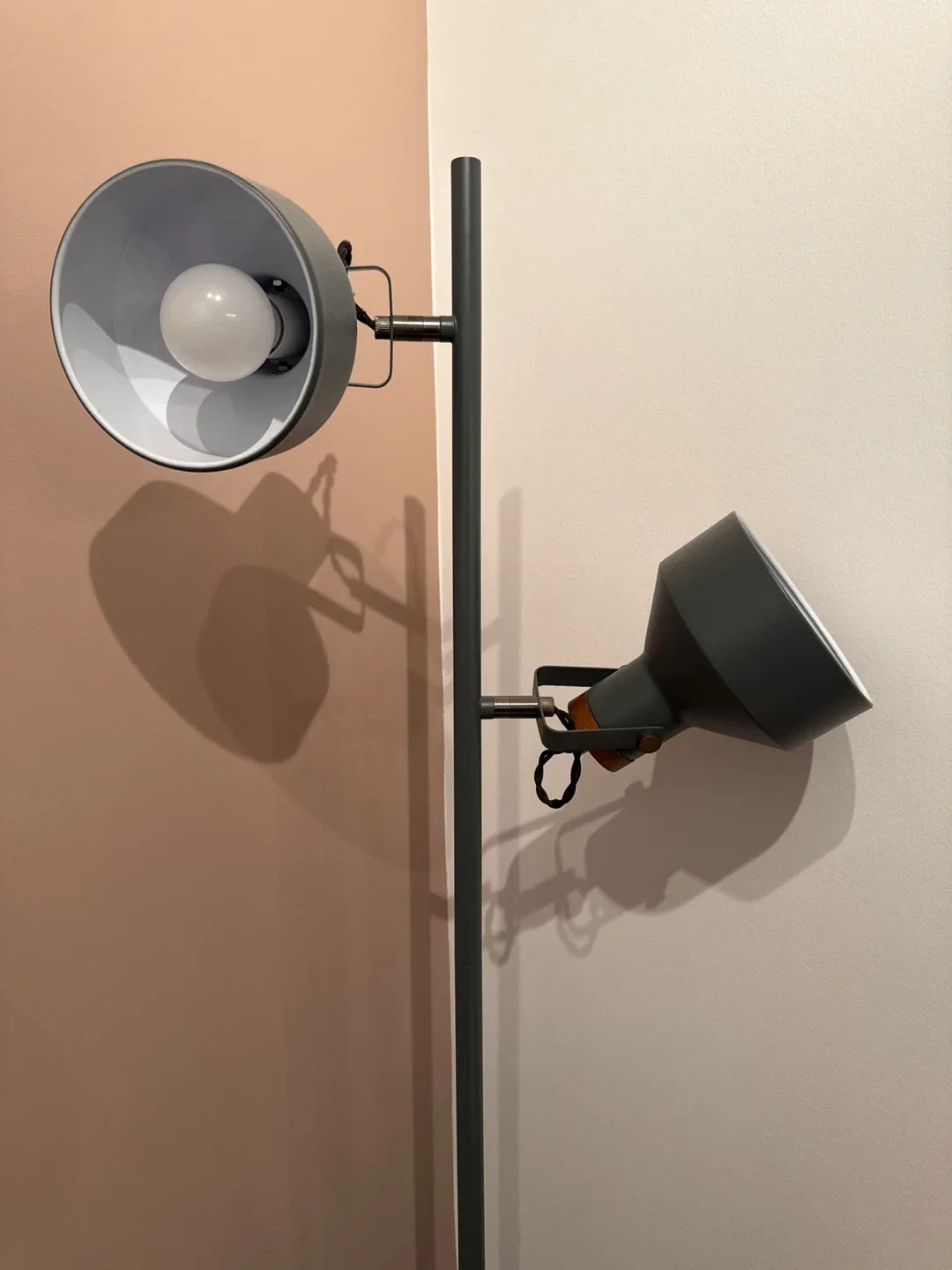 IKEA NYMÅNE Floor Lamp, Gray image indicator(2)