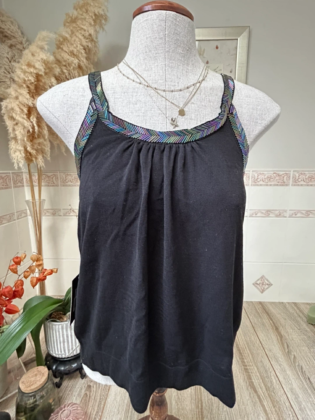 Pepe Jeans Sequin Tank Top