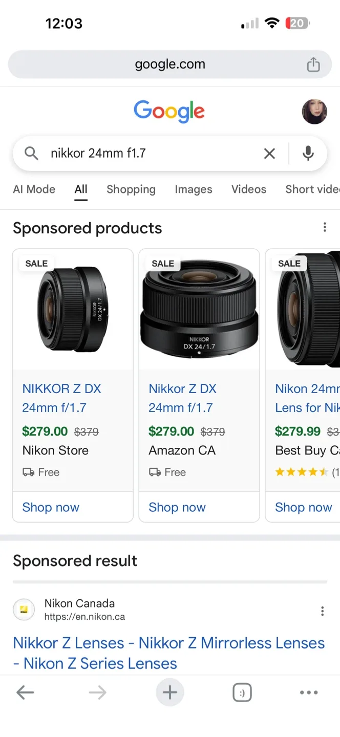 Nikkor Z DX 24mm f/1.7 Lens image indicator(4)