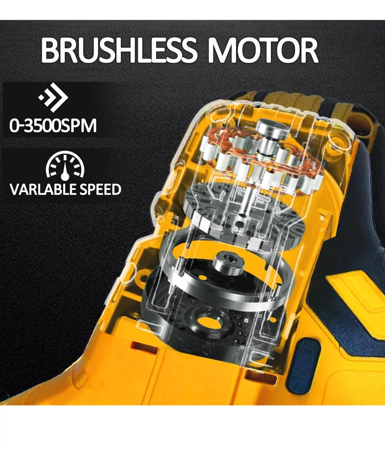 Reciprocating Saw Compatible with DeWalt 20V Battery image indicator(3)
