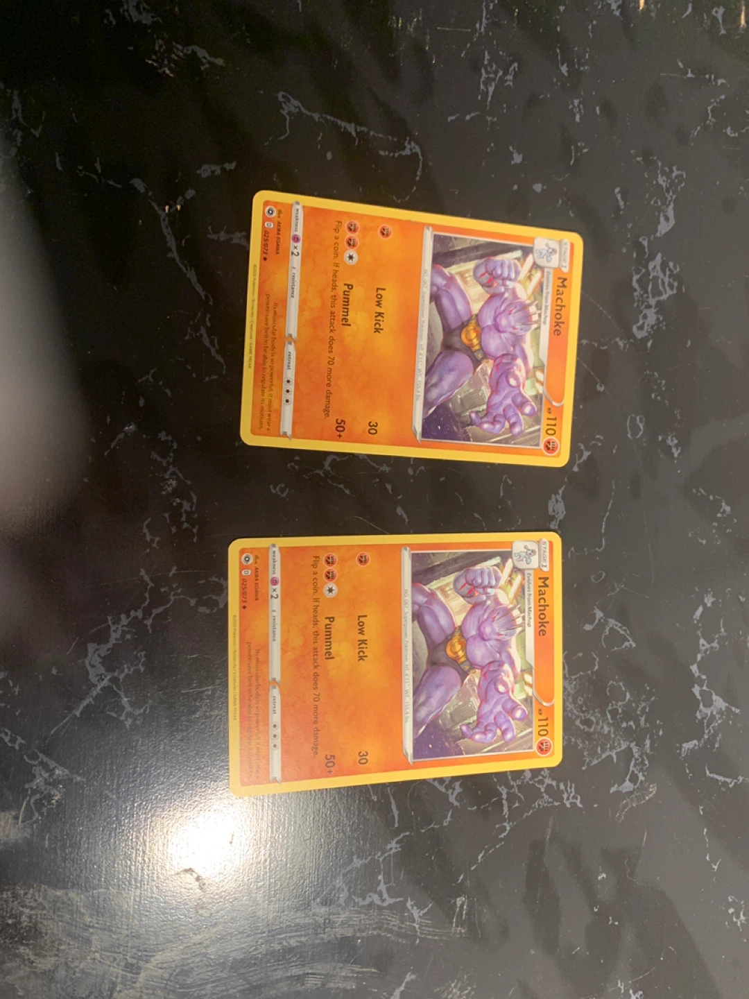 Machoke Pokemon Card