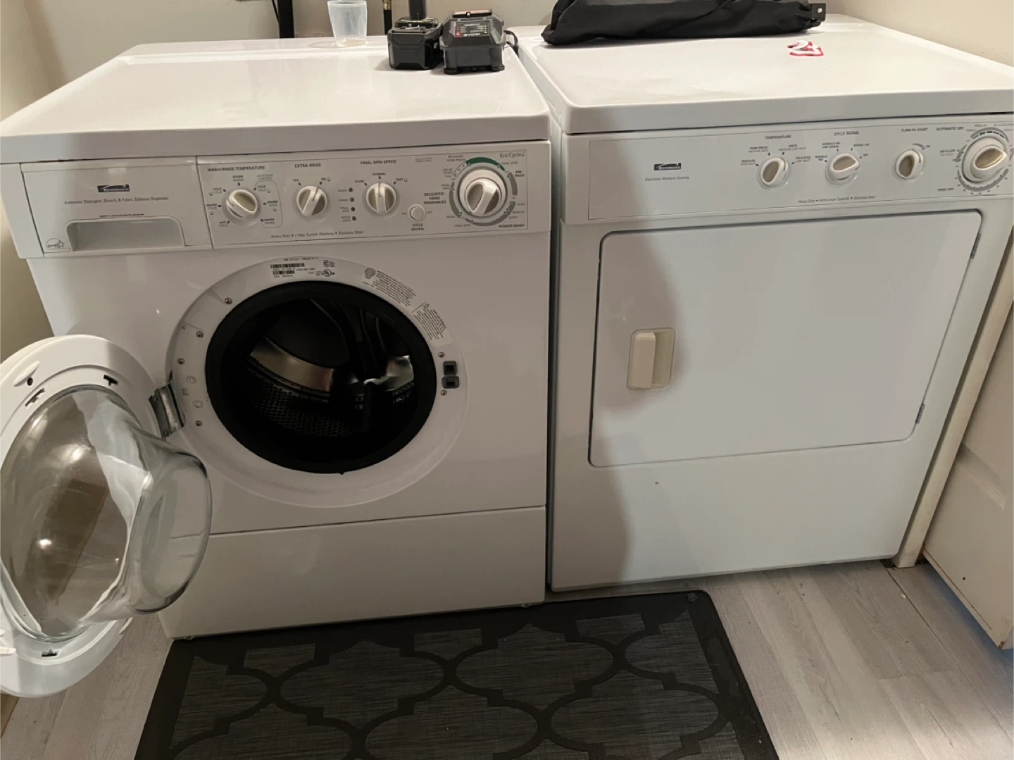 Kenmore Washer and Dryer Set - White