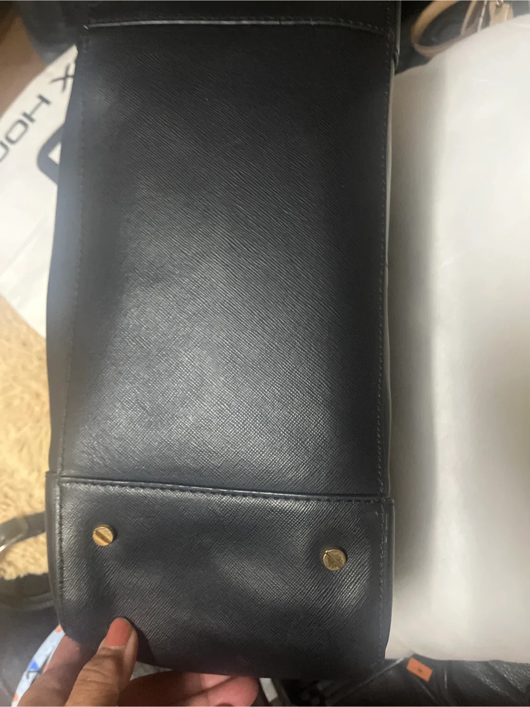 Tory Burch Black Leather Handbag image indicator(3)