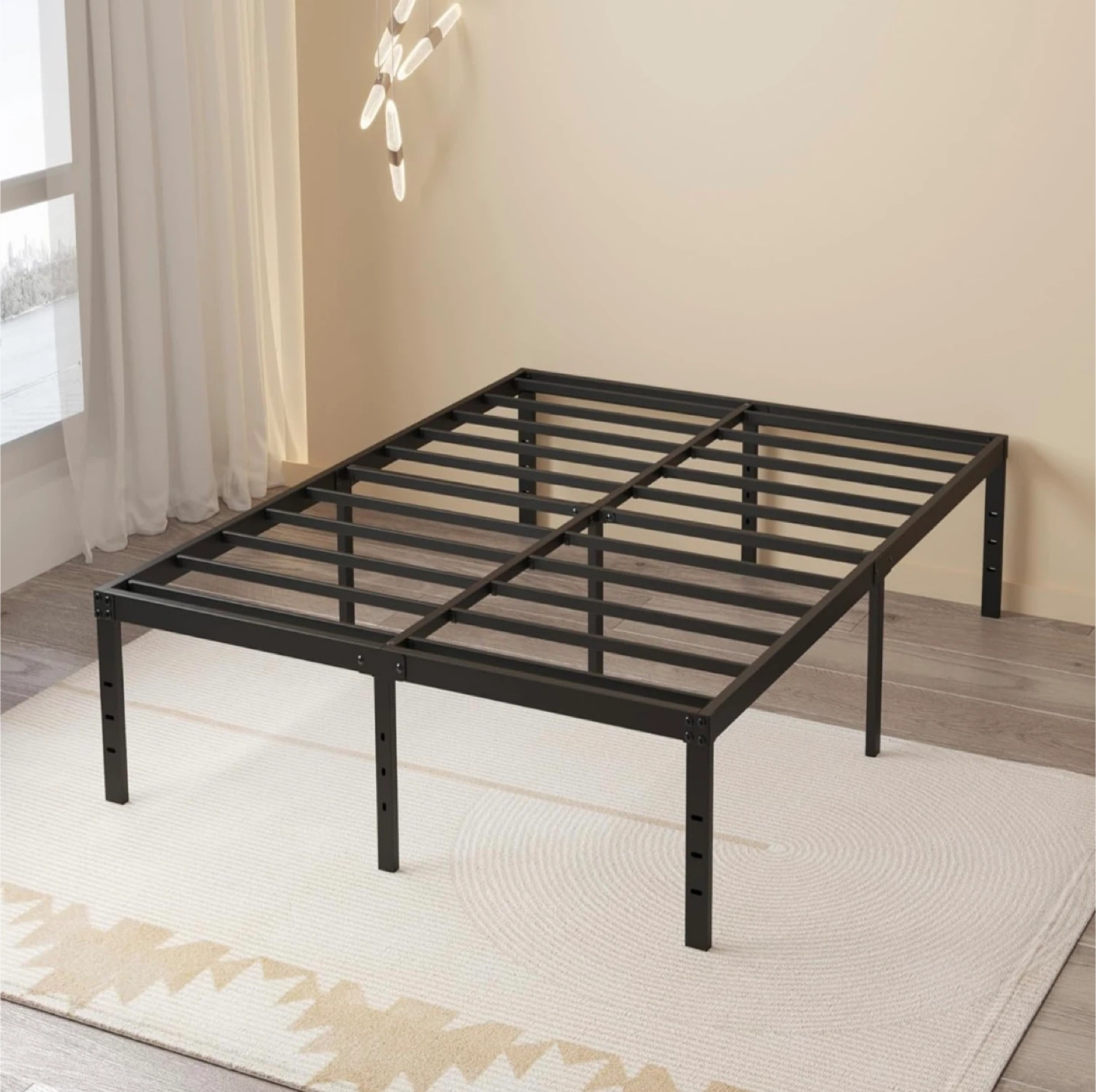 Queen Size Metal Bed Frame - photo 2