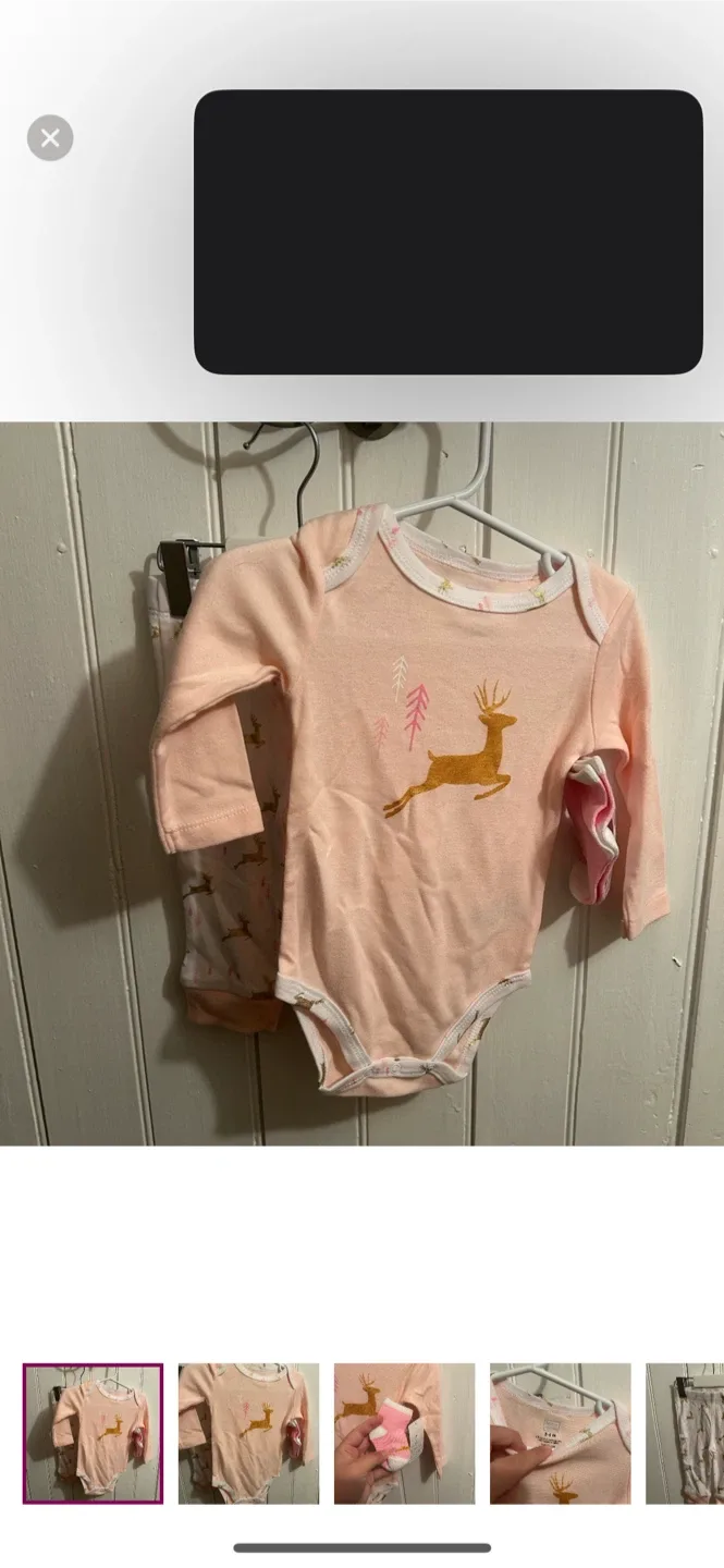 Baby Mode deer Baby Outfit Set image indicator(3)