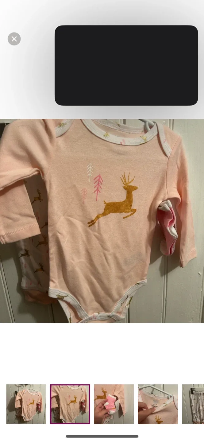 Baby Mode deer Baby Outfit Set image indicator(4)