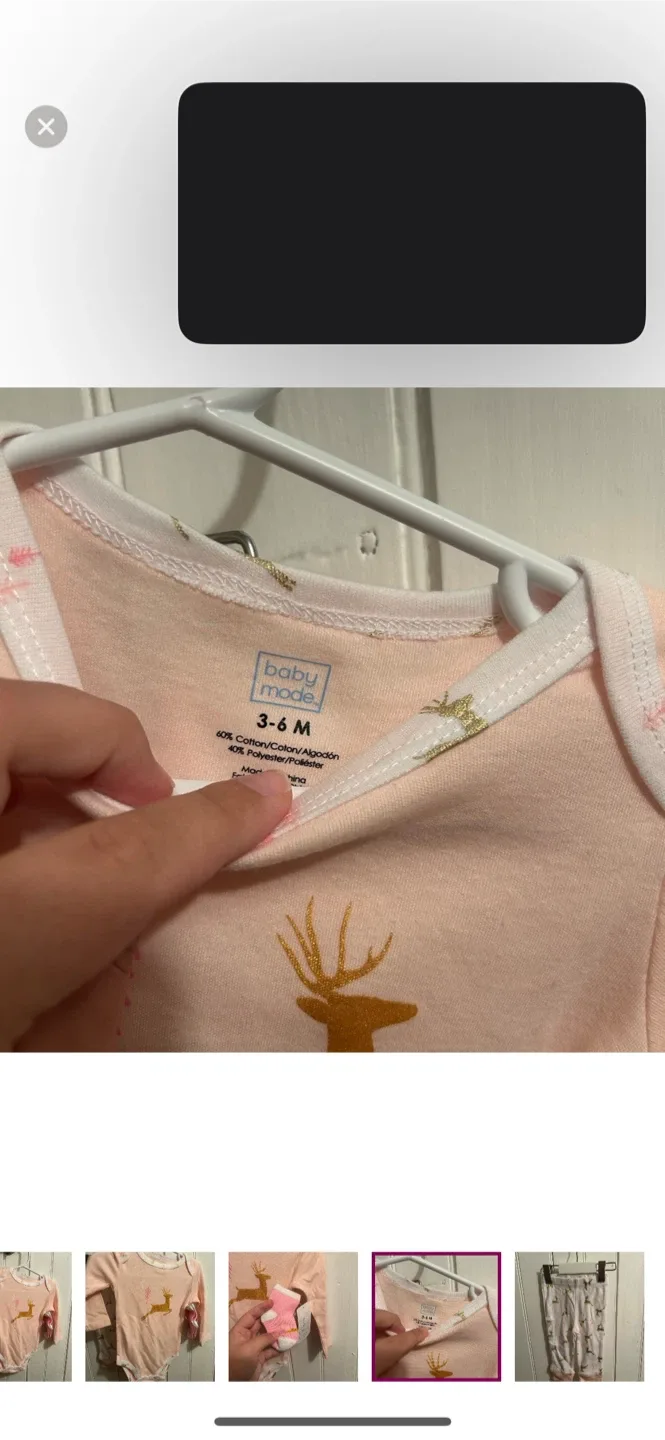 Baby Mode deer Baby Outfit Set image indicator(6)