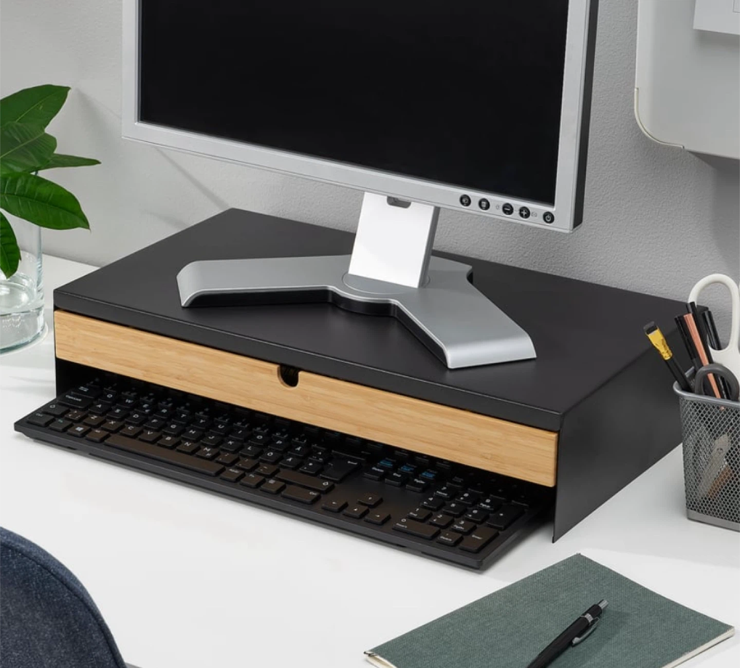 IKEA ELLOVEN Monitor Stand with Drawer - photo 2