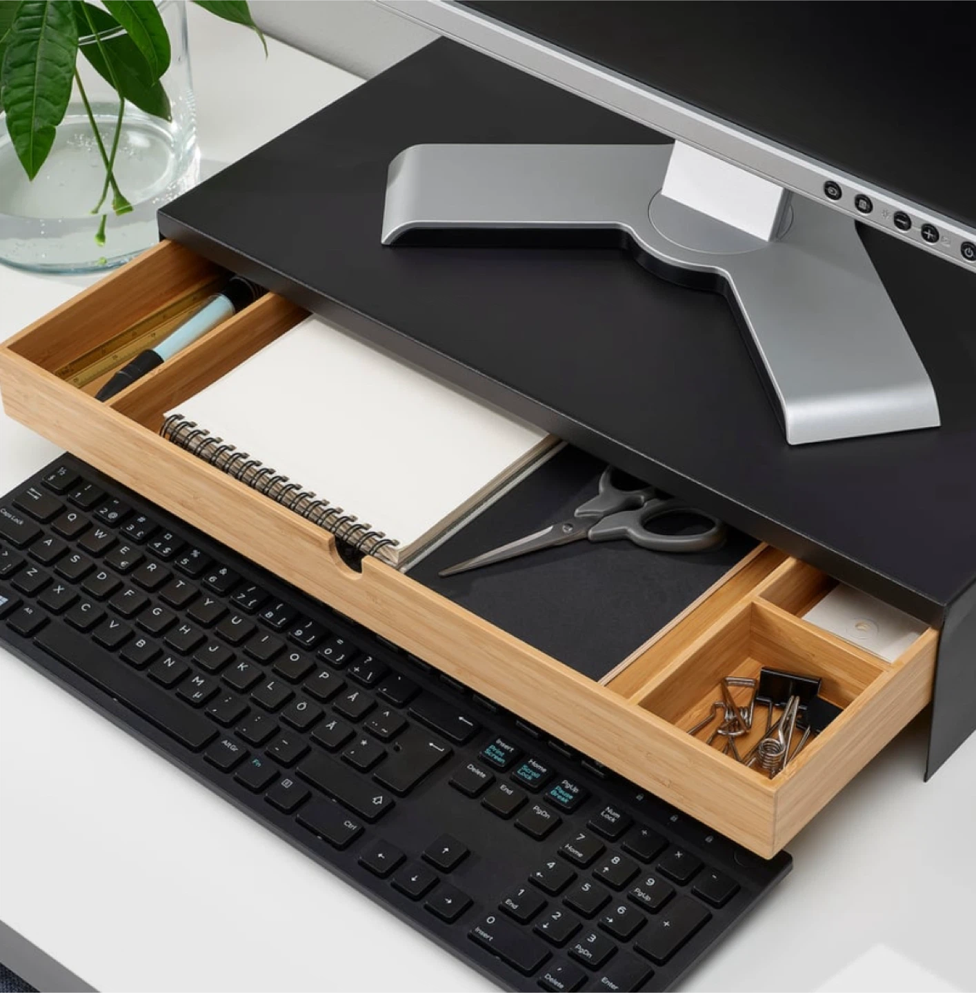 IKEA ELLOVEN Monitor Stand with Drawer - photo 3