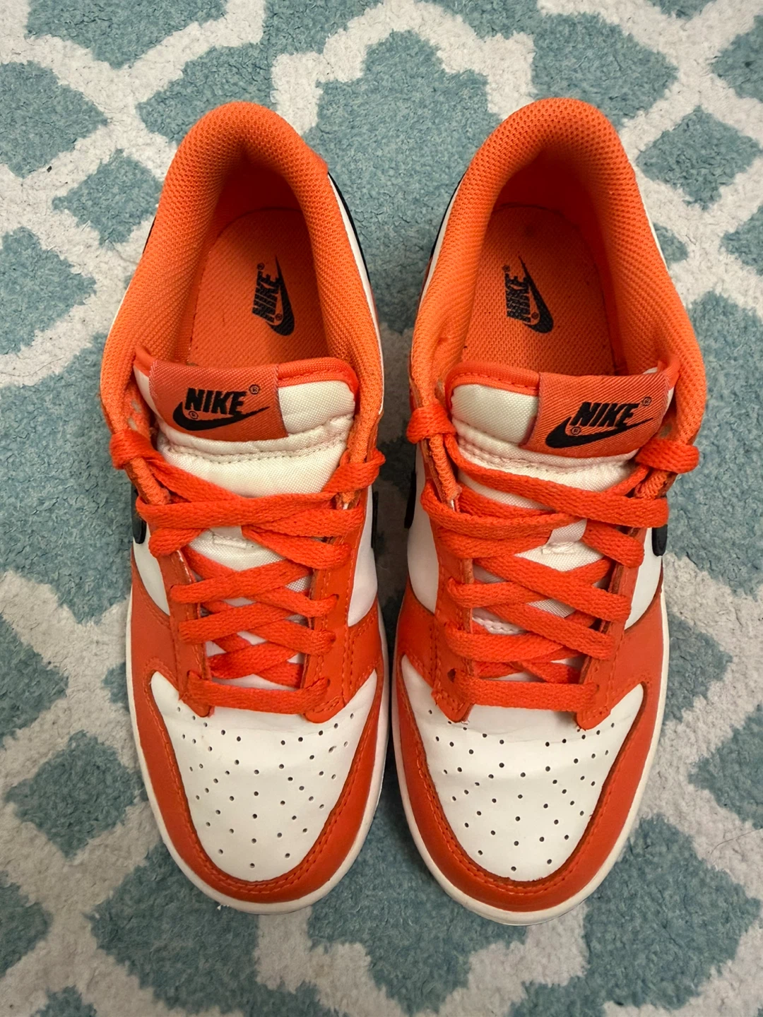 Nike Dunk Low Syracuse Orange Shoes Size 7Y - photo 4