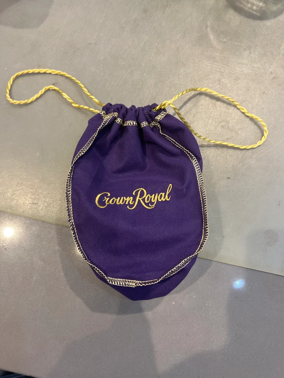 Crown Royal Purple Drawstring Bag🥕 image indicator(2)