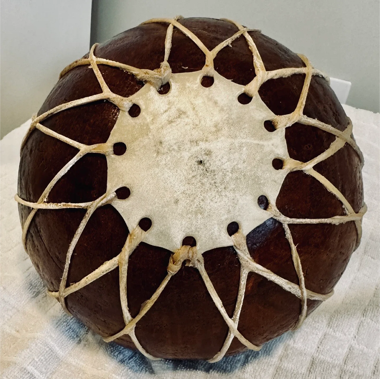 Vintage Tarahumara Mexican Pottery Jug with Sinew… image indicator(5)