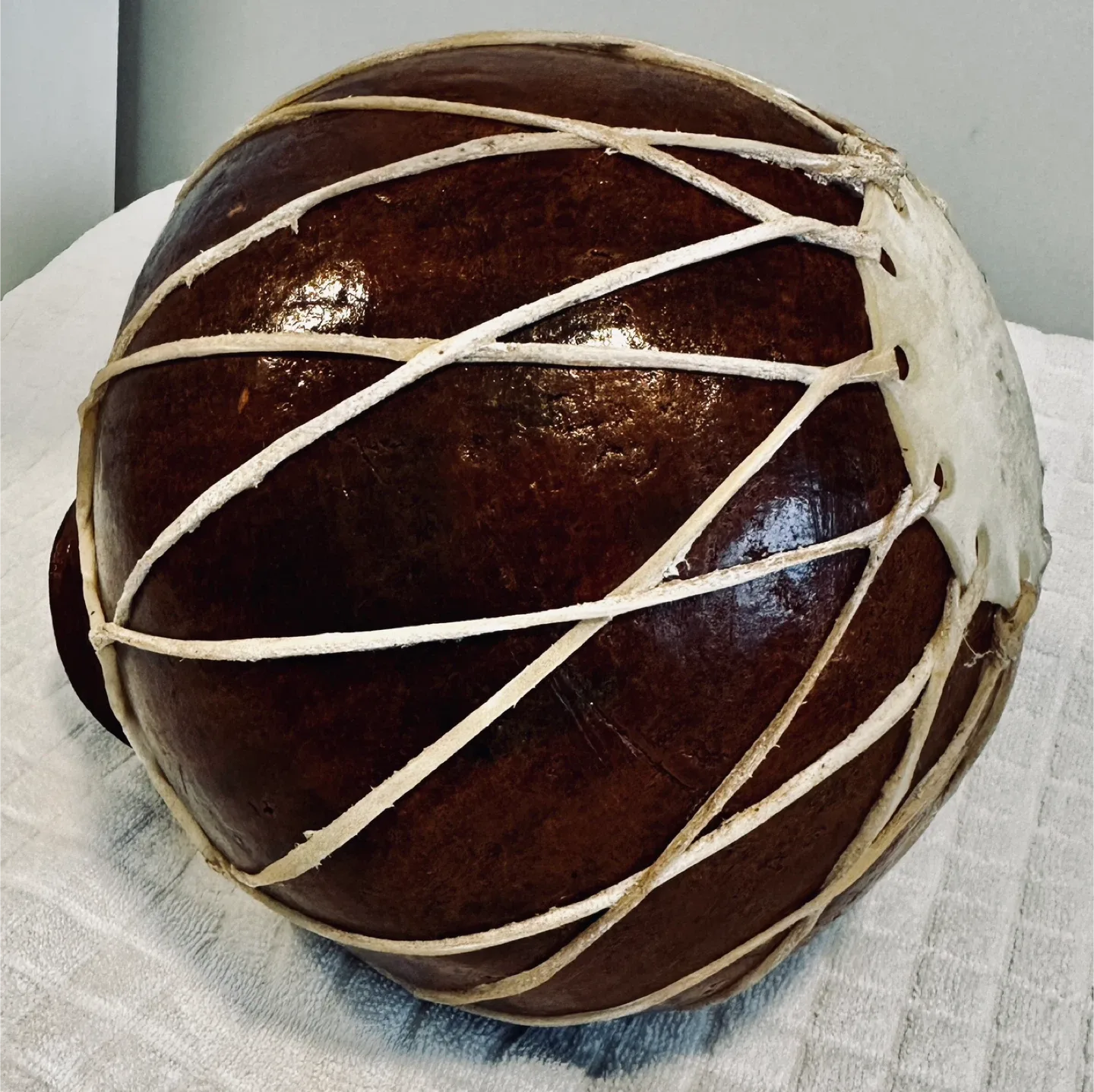 Vintage Tarahumara Mexican Pottery Jug with Sinew… image indicator(4)