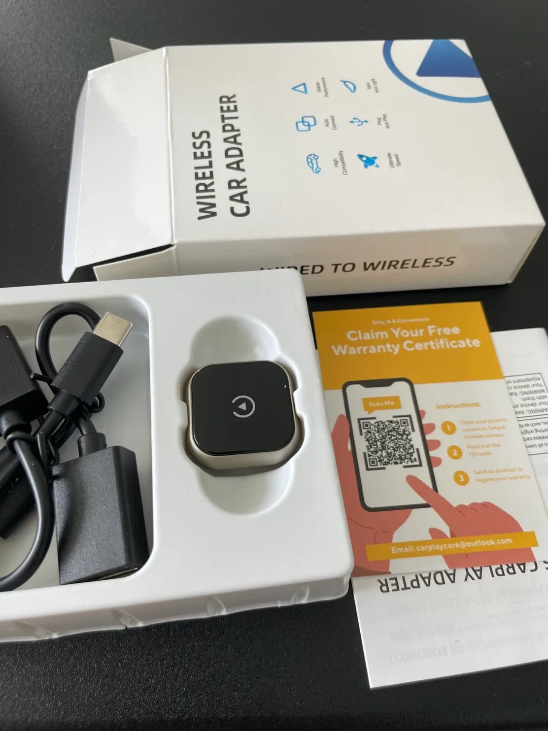 Wireless Car Adapter - New in Box image indicator(2)
