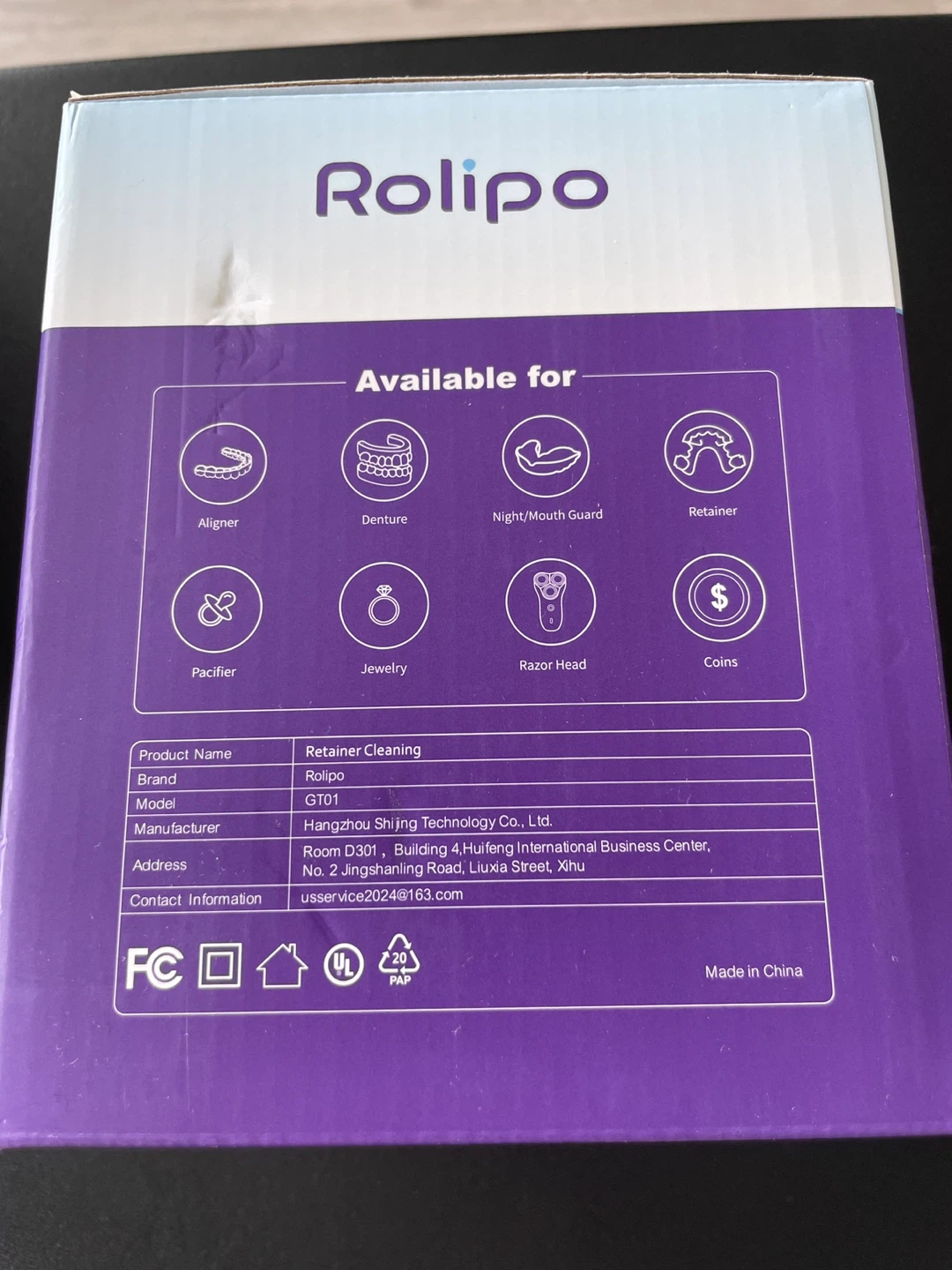 Rolipo Retainer Cleaning Device - New in Box