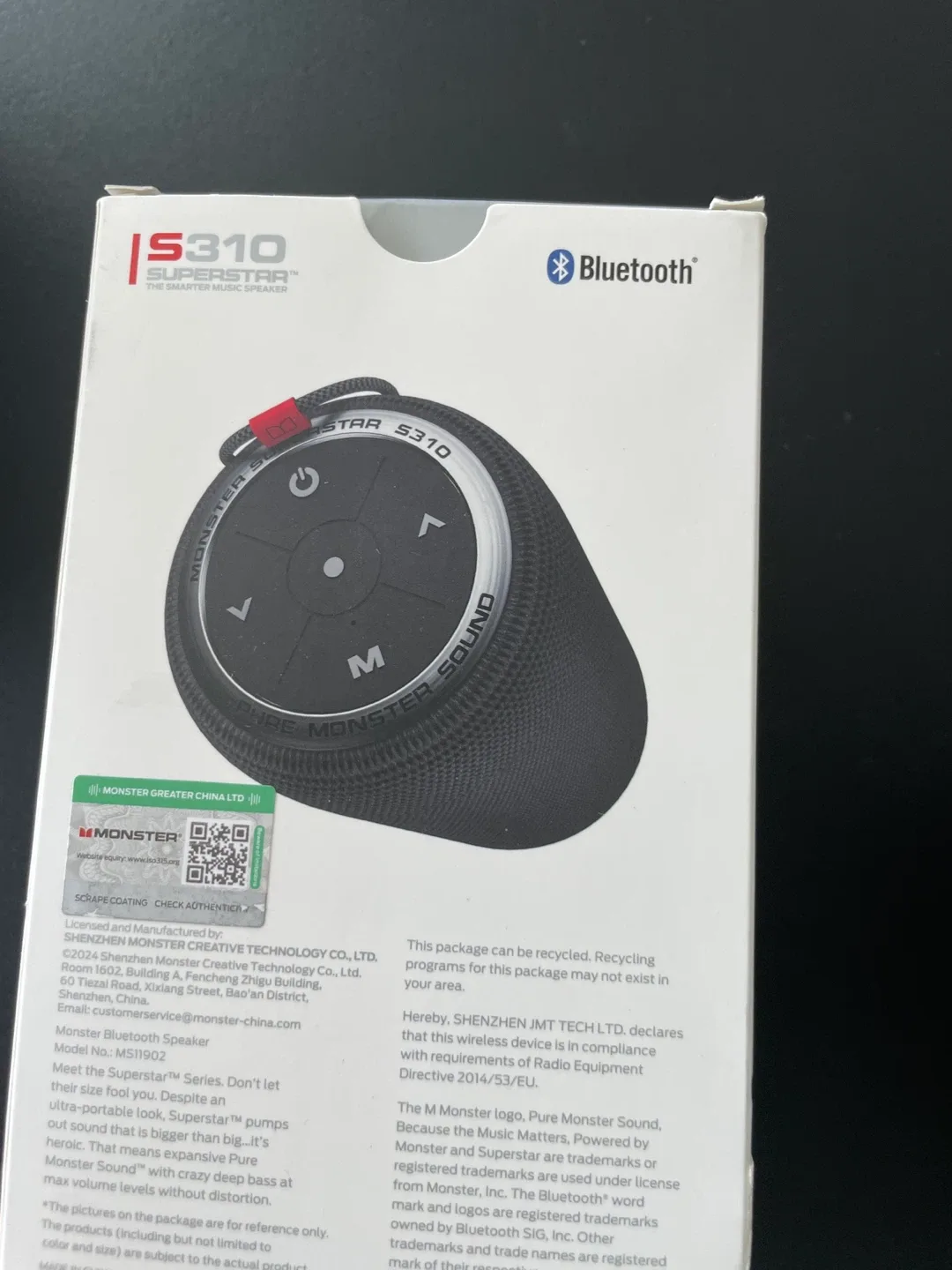 Monster Superstar S310 Bluetooth -Like New! image indicator(3)