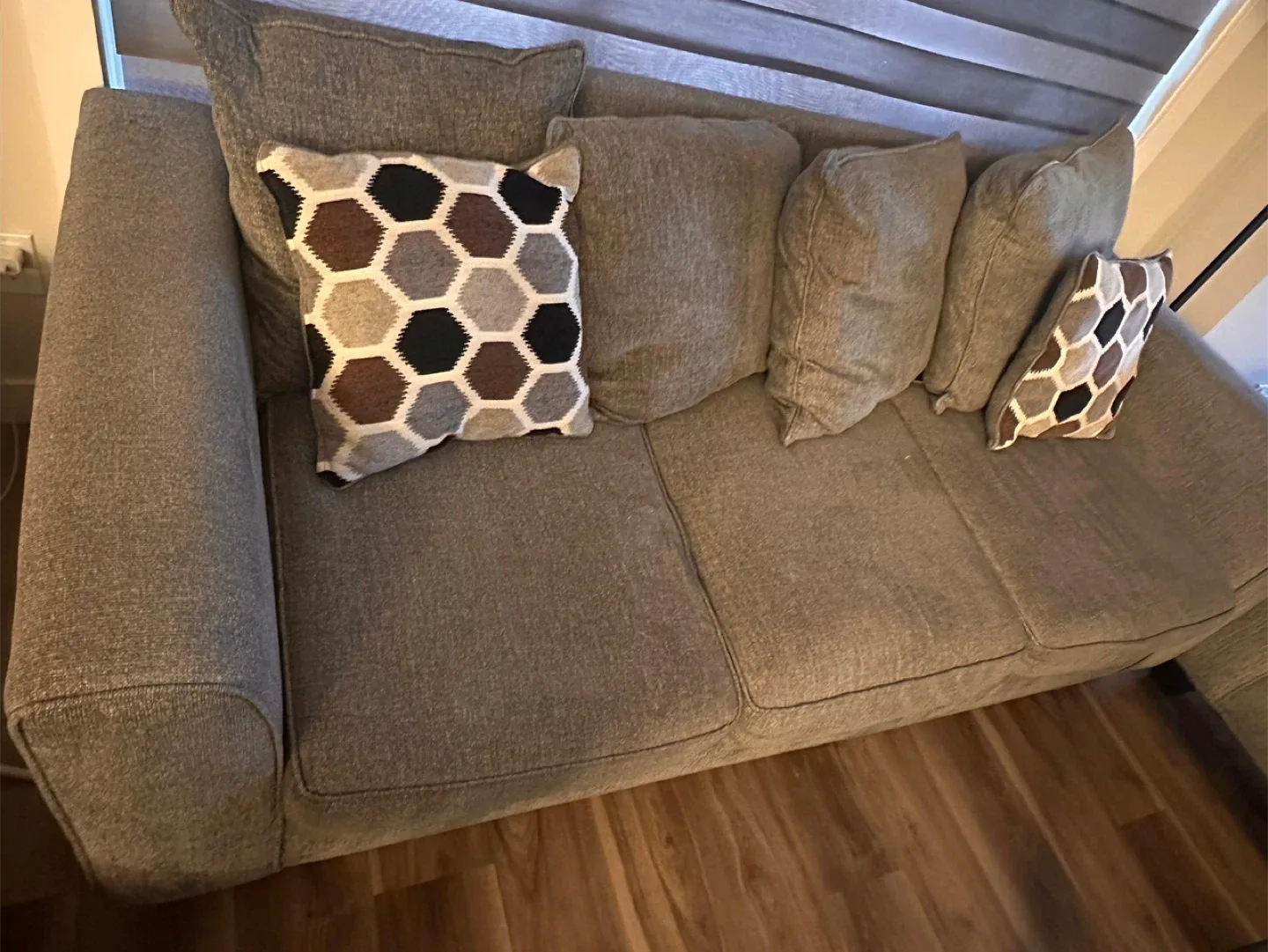 Grey Sofa Set - Couch and Loveseat image indicator(3)