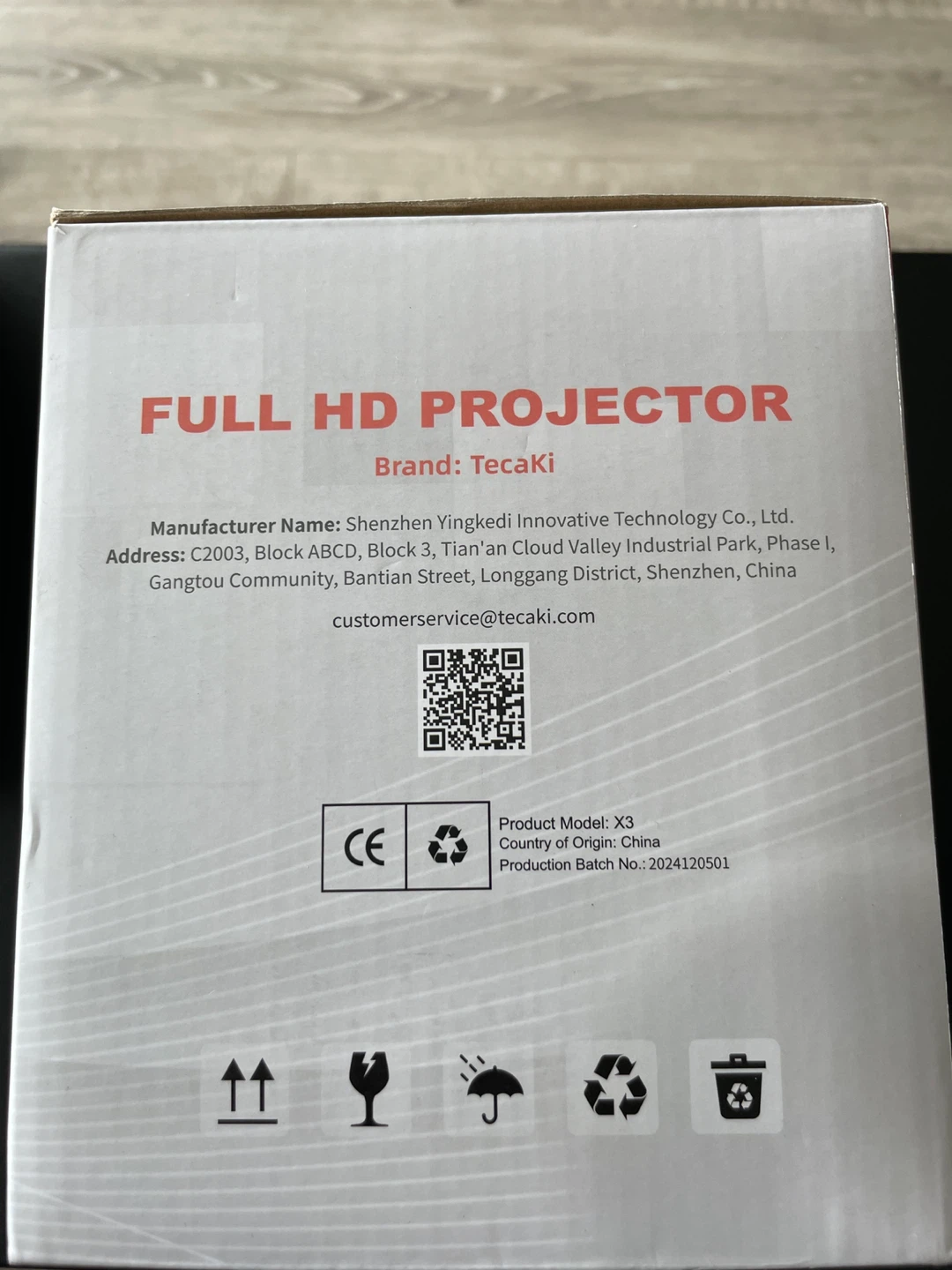 Tecaki X3 Full HD Home Theater Projector - New! - photo 2