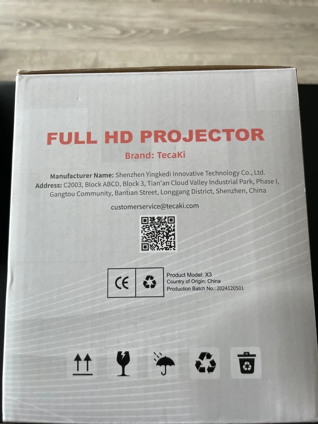 Tecaki X3 Full HD Home Theater Projector - New! image indicator(2)