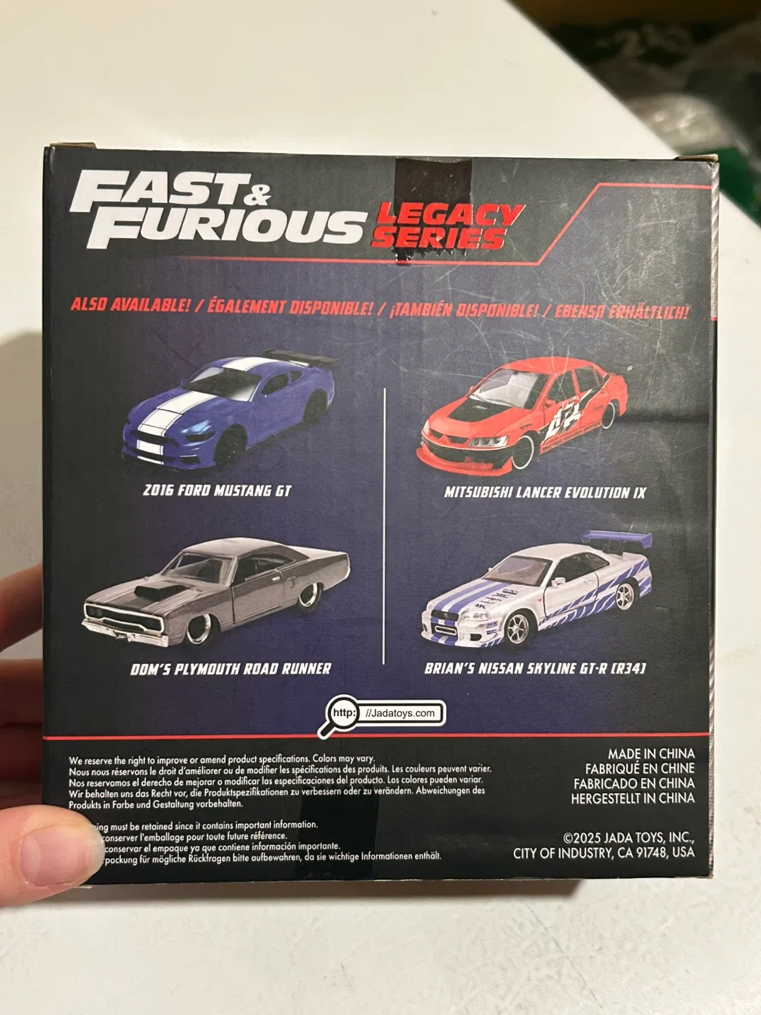 Jada Toys Fast & Furious Die-Cast Cars image indicator(2)