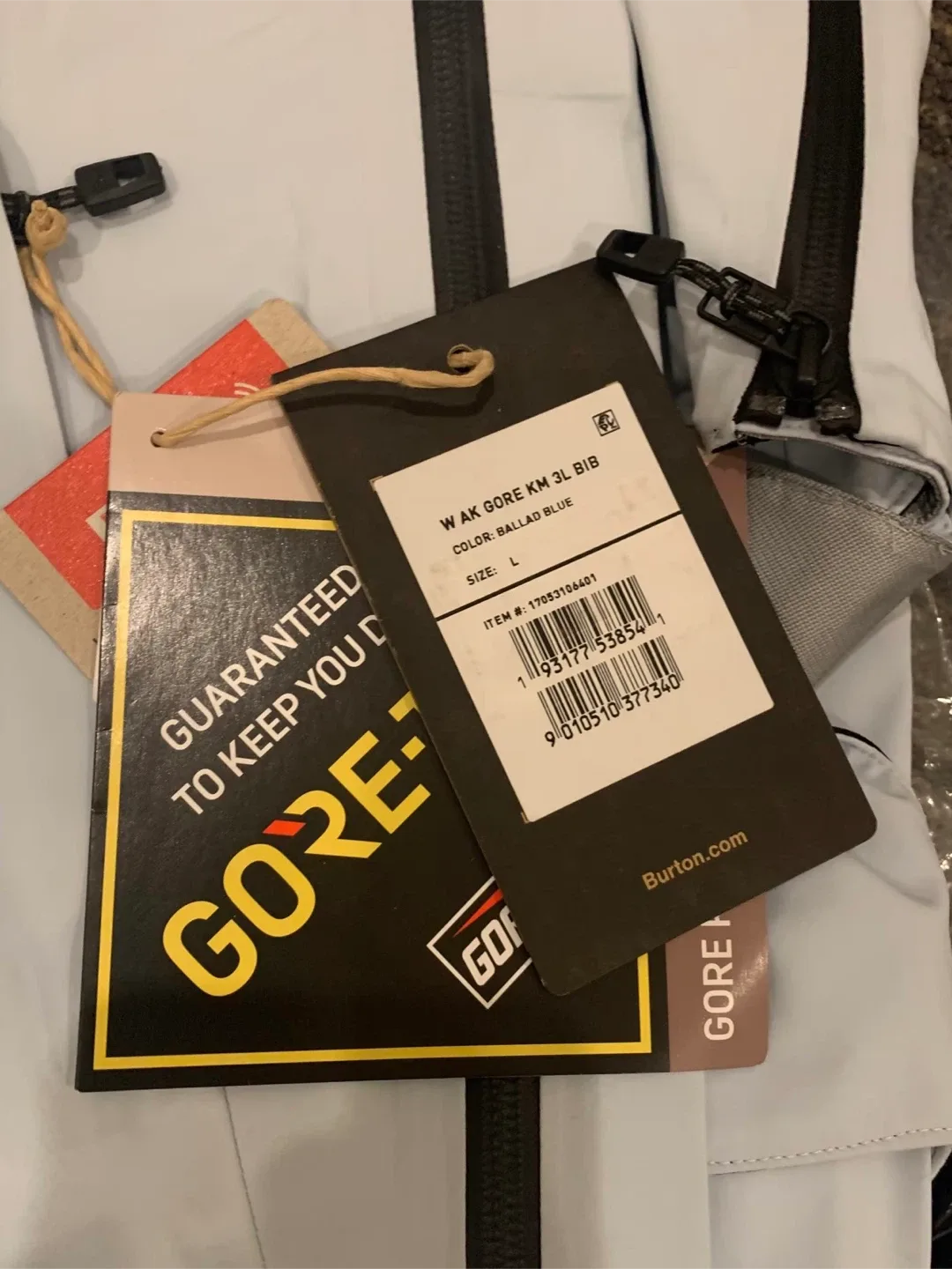 Burton [ak] GORE-TEX 3L Bib Snow Pants - Ballad Blue, L image indicator(2)