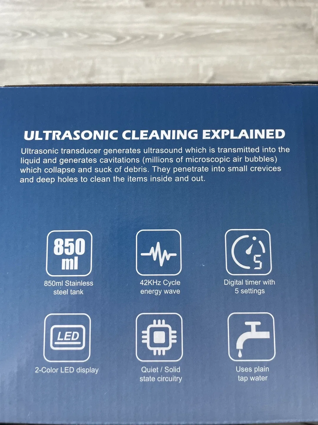 Ultrasonic Jewelry & Eyeglass Cleaner CD-7920 image indicator(3)