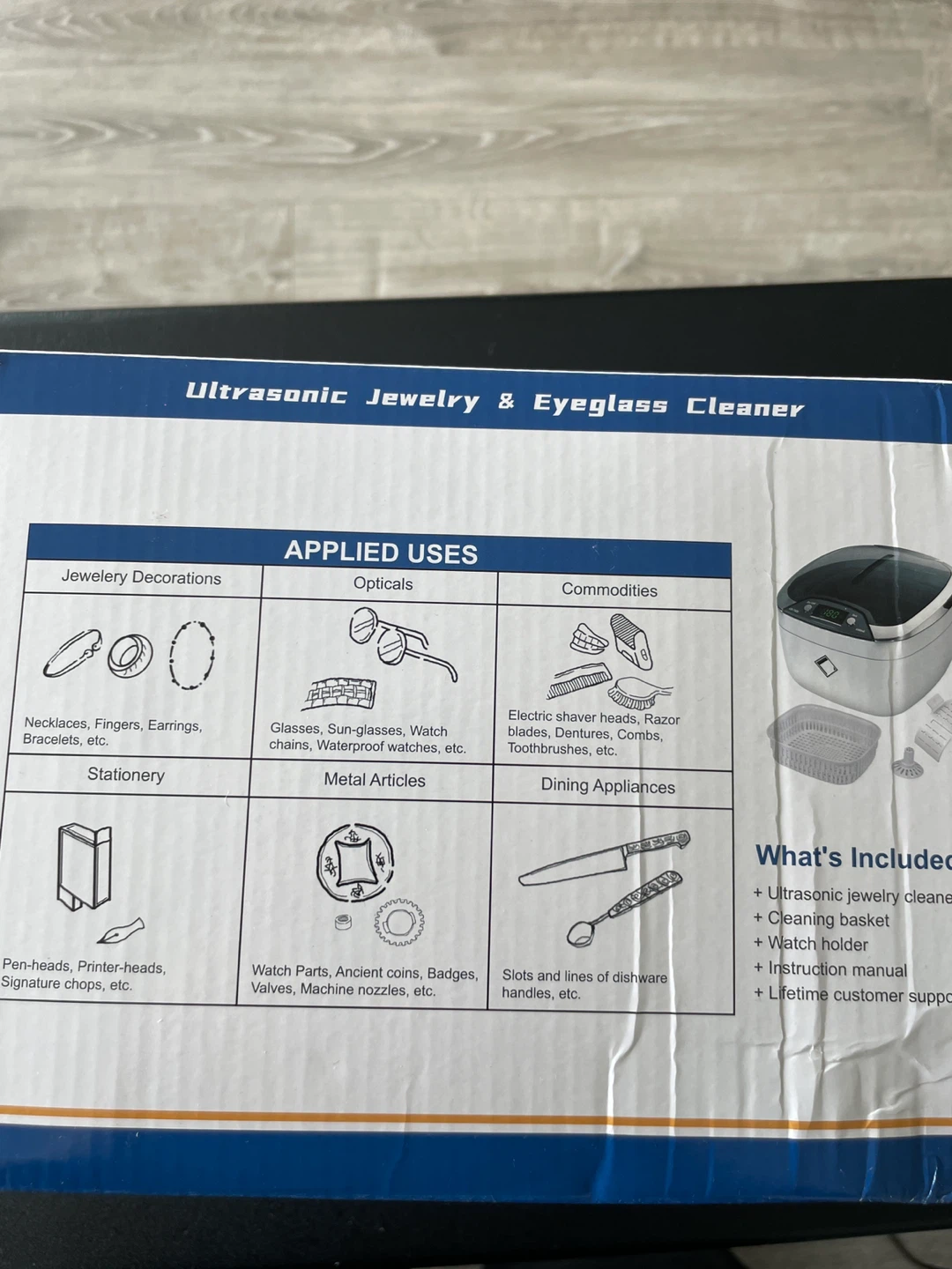 Ultrasonic Jewelry & Eyeglass Cleaner CD-7920 - photo 2
