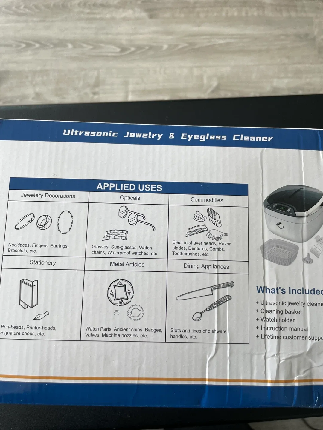 Ultrasonic Jewelry & Eyeglass Cleaner CD-7920 image indicator(2)