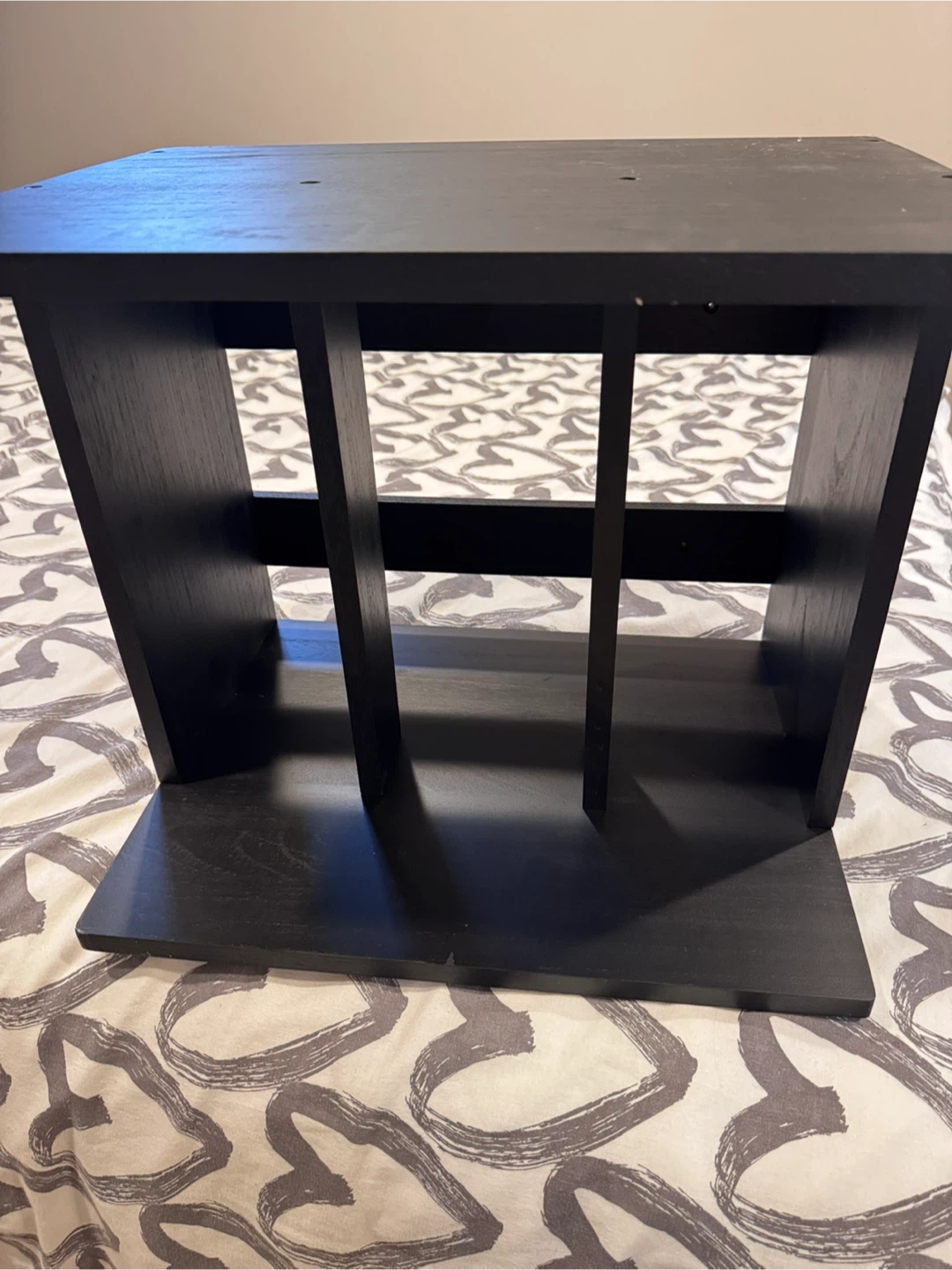 Black Wooden Record Holder - photo 2