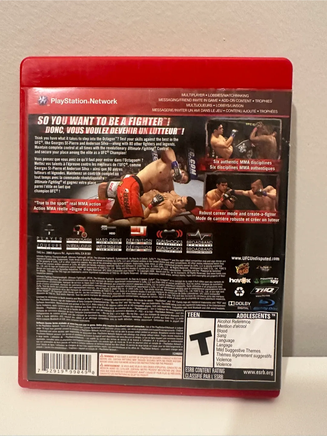 UFC Undisputed 2009 - PS3 Game image indicator(2)