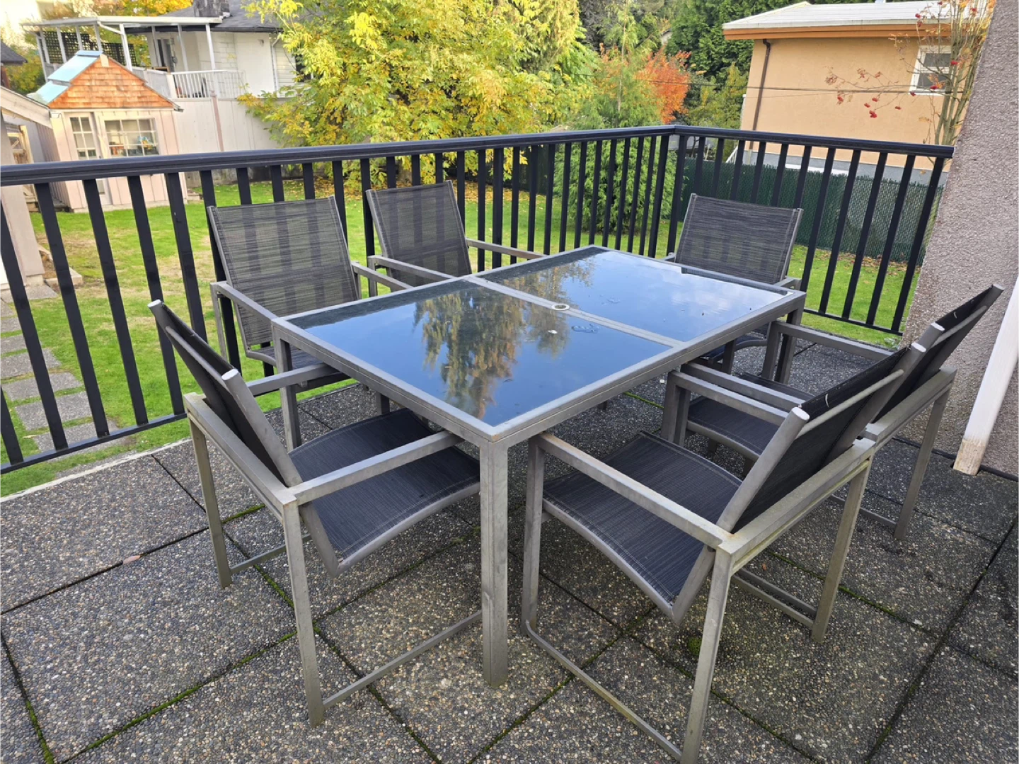 Outdoor Dining Set - Table and 6 Chairs