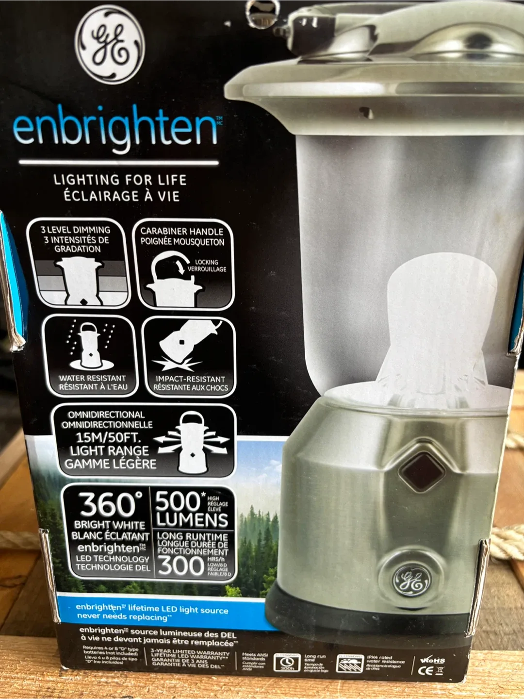 💡 Ultra-Bright Enlighten LED Lantern - 300hr Runtime! image indicator(8)