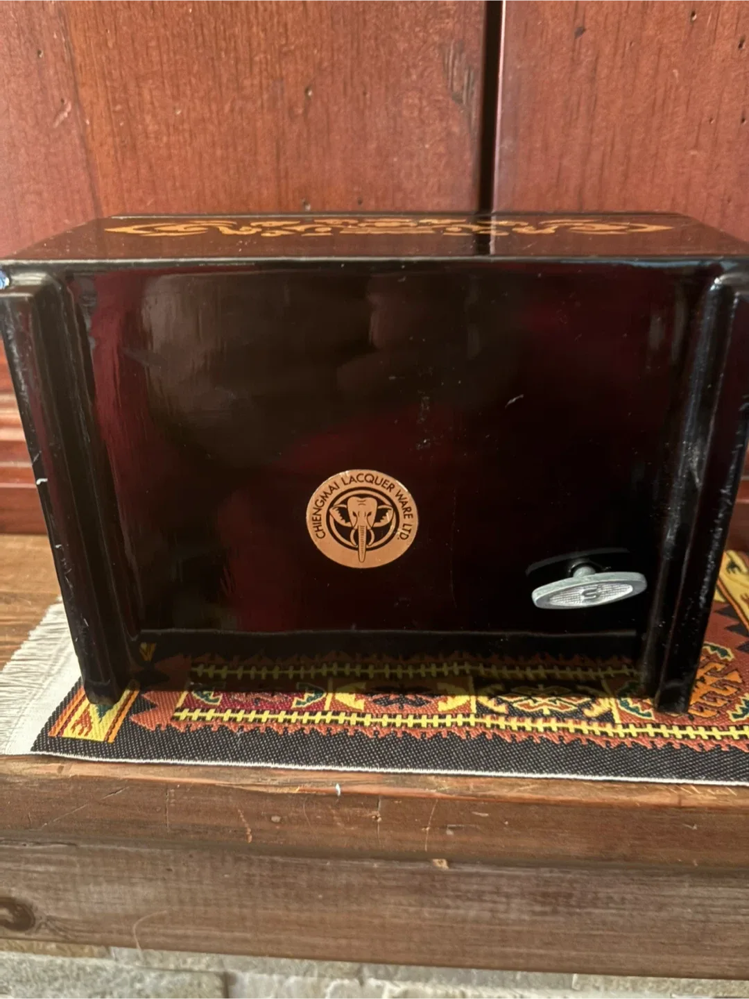 Black lacquered Thai Music Box 🥕 image indicator(3)