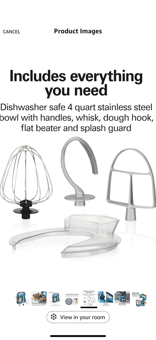 Hamilton beach 4qt stand mixer - photo 2