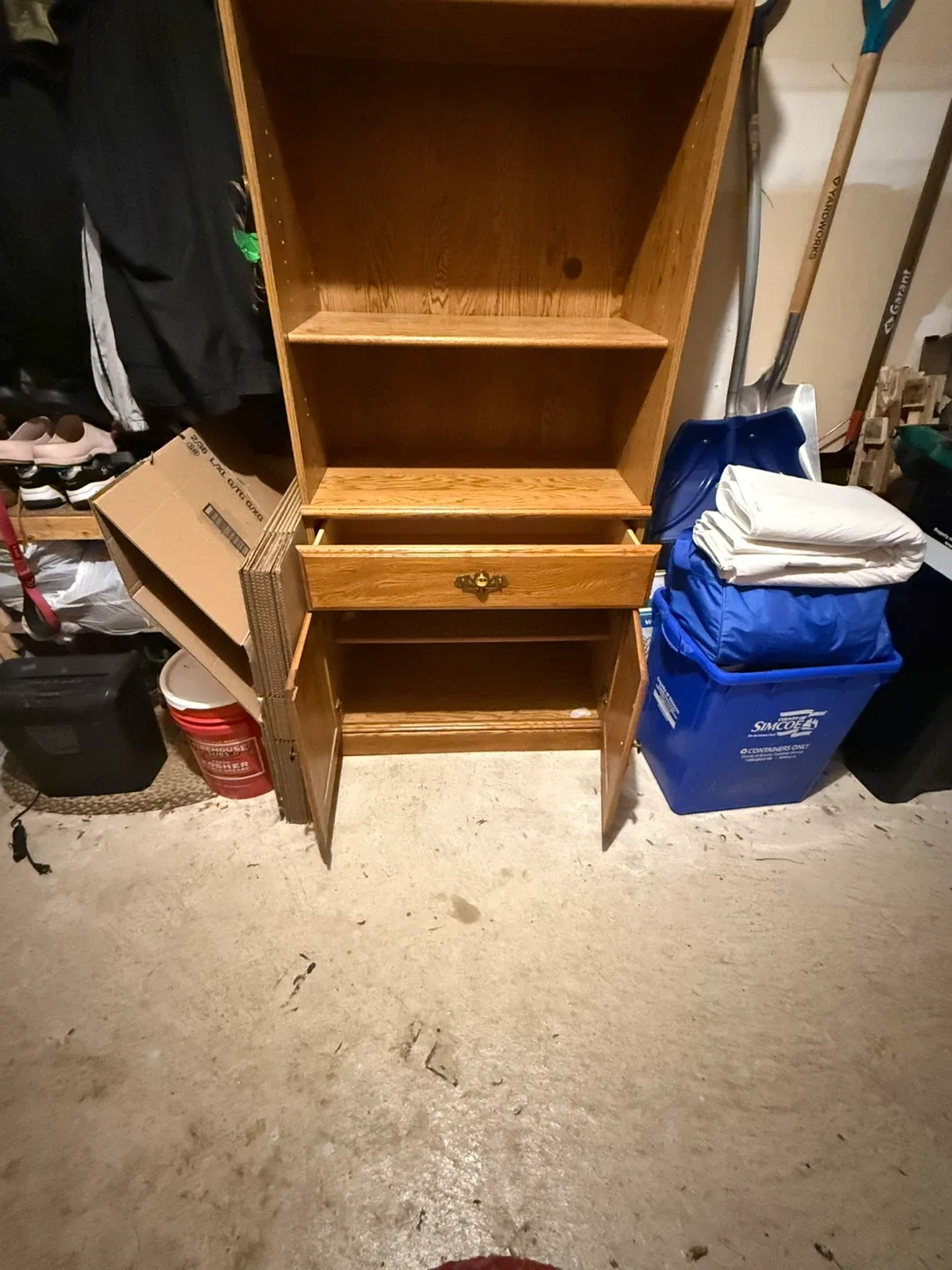 Oak Side Table & Bookcase image indicator(4)