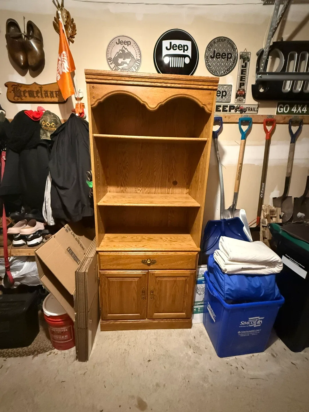 Oak Side Table & Bookcase image indicator(5)