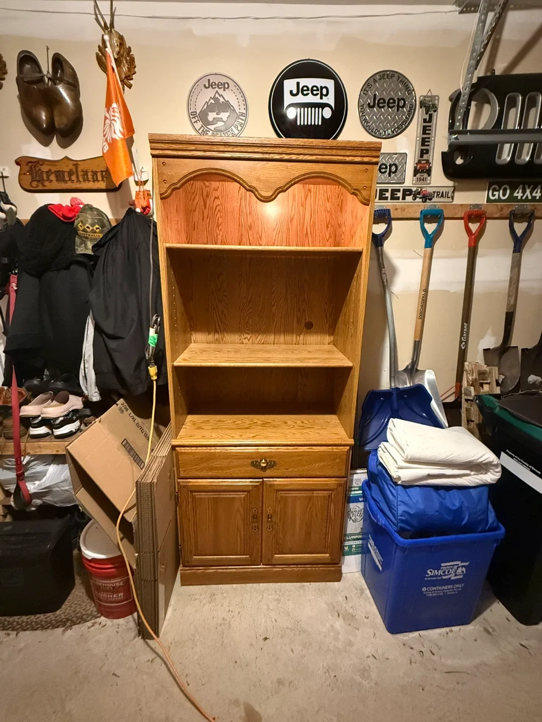 Oak Side Table & Bookcase image indicator(3)