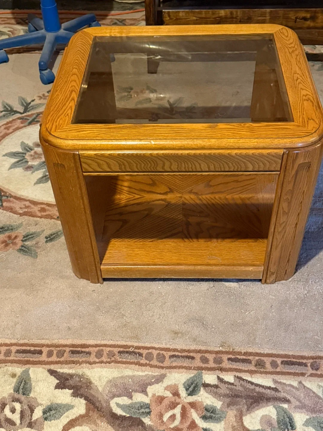 Oak Side Table & Bookcase image indicator(2)